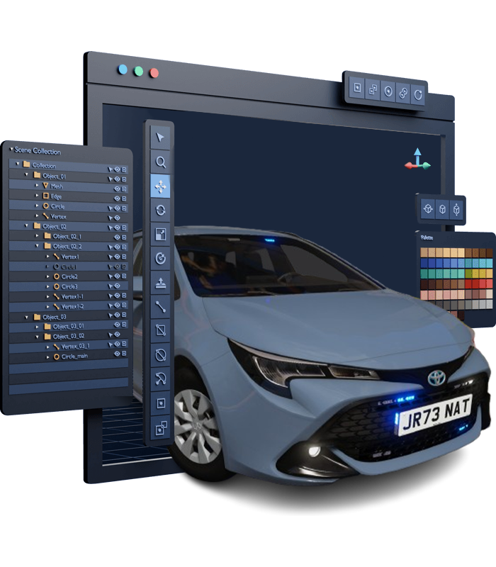 Vehicle development workspace